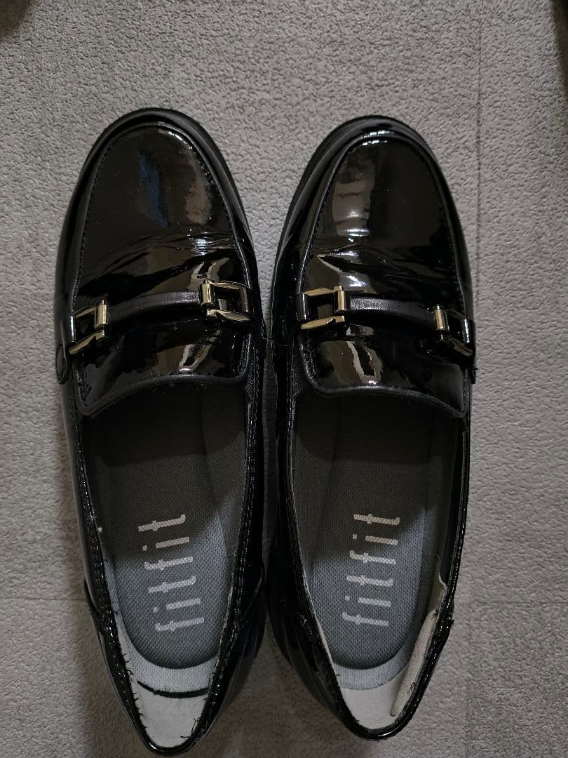 フィットフィット ブラックローファー