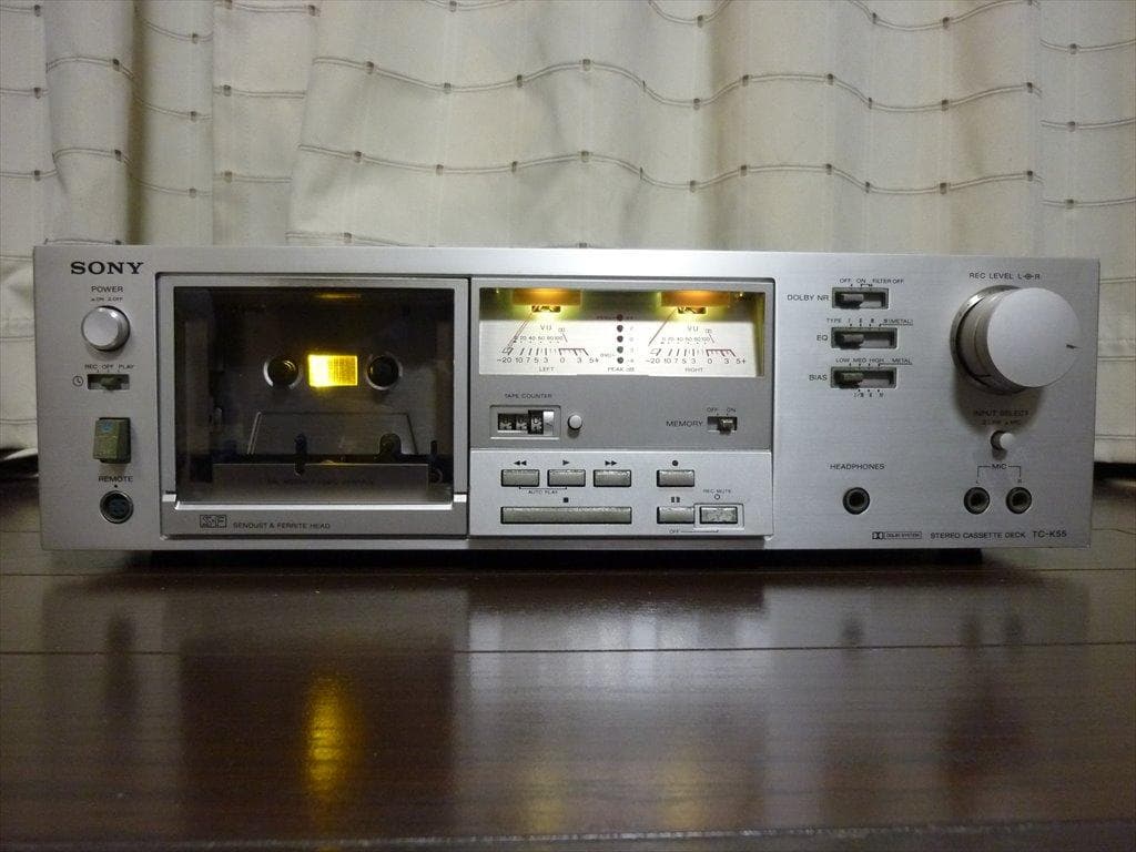 SONY ソニー カセットデッキ TC-K55 修理済 全機能動作 ほぼ美品
