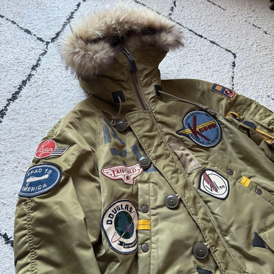 AVIREX N-3B フライトジャケット A.C.Cパッチド エアフォース　M