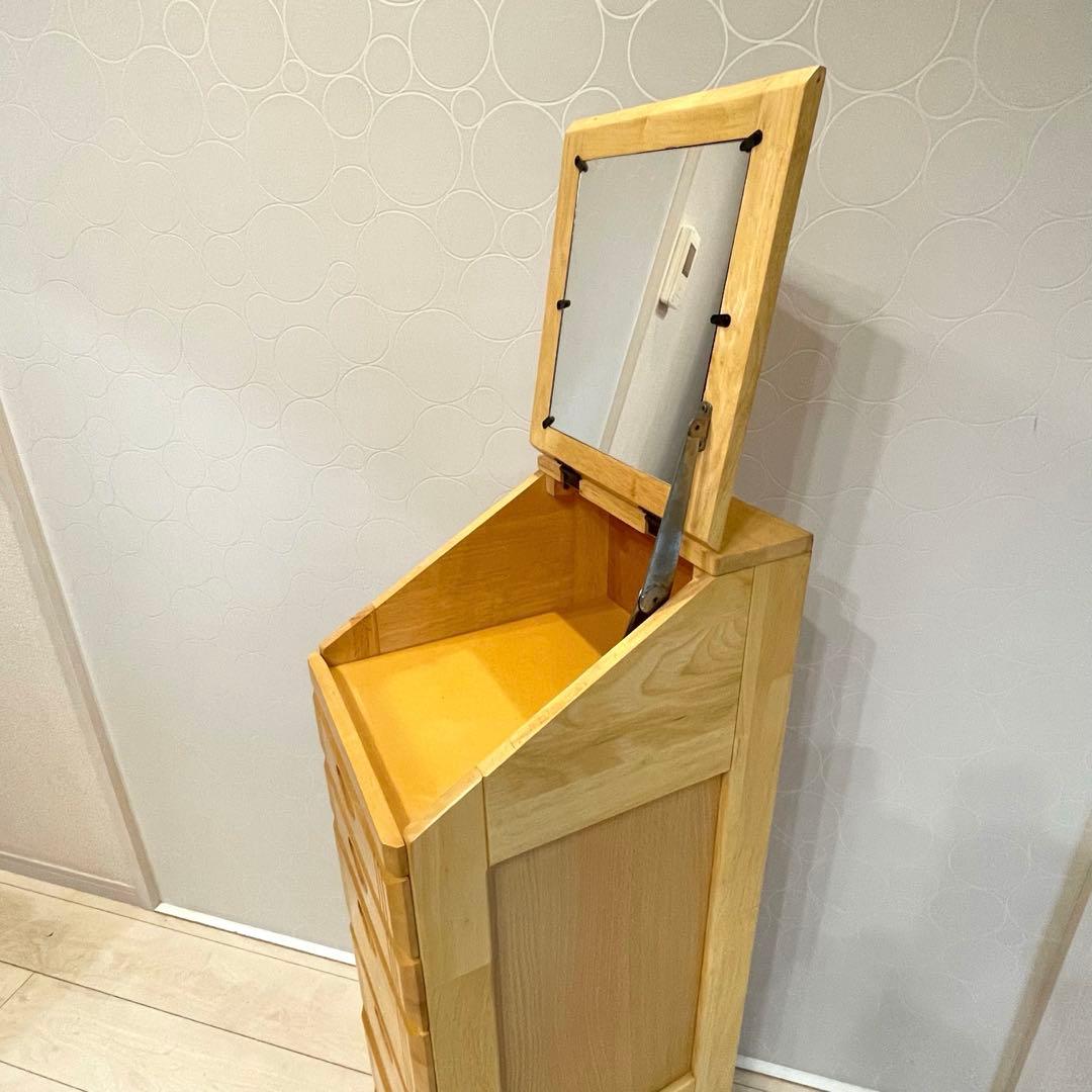 Simple Life 天然木 スリムドレッサーチェスト カントリー 収納家具