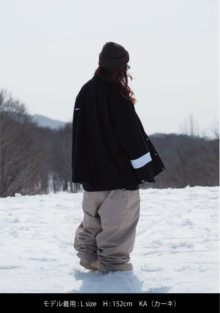 mahf サイドポケットスノーパンツ