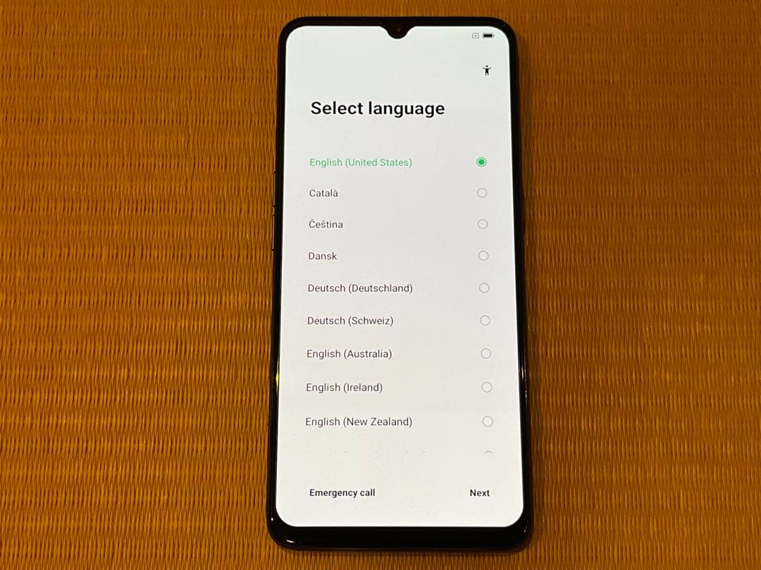 スマートフォンOppo A73