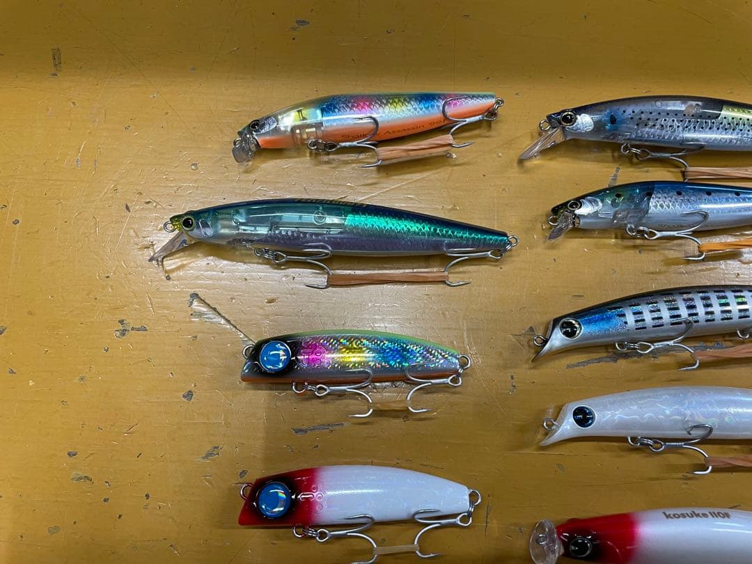 【土日限定値下げ】シーバスルアーまとめ売り　14個