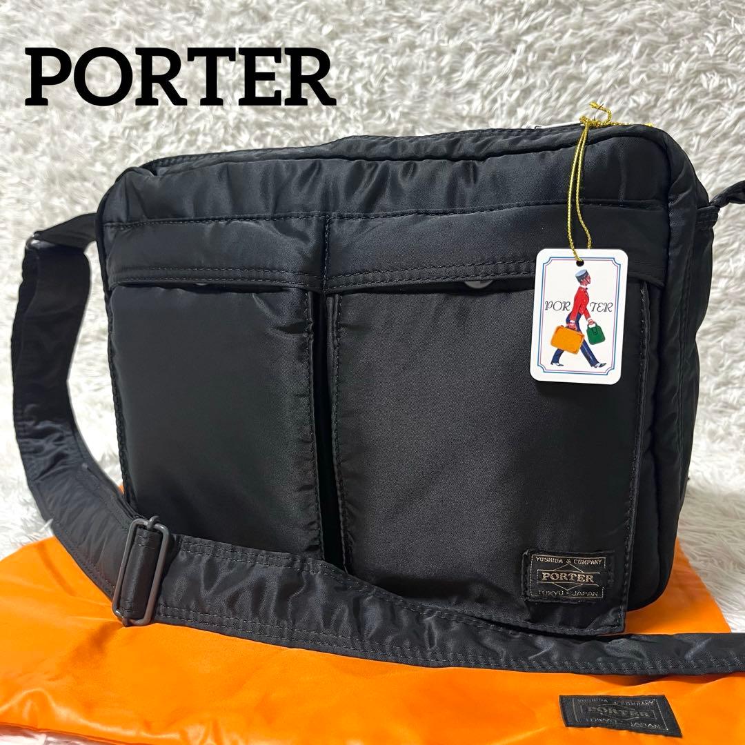 【専用出品】PORTER 2層式 タンカー ショルダーバッグ Lサイズ 男女兼用