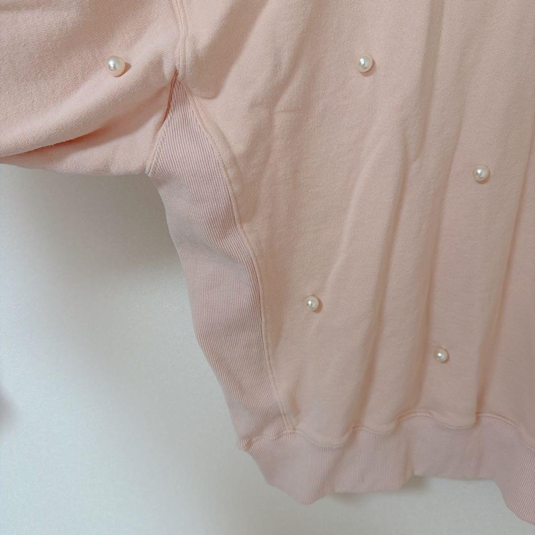 PERL SWEAT pink marryme, トレーナー、スウェット