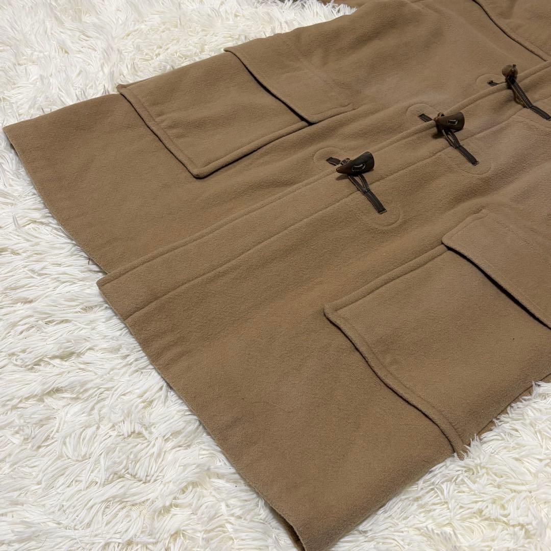 バーバリーロンドン ダッフルコート フード ロング ノバチェック L