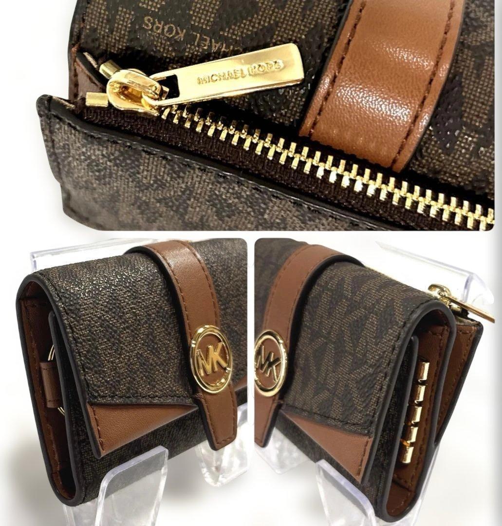 未使用MICHAEL KORS マイケルコース小銭入れ付きキーケース４連MK
