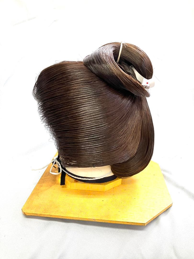 今西、Ｍサイズ、中古舞踊かつら、日本髪かつら、大衆演劇かつら、ケース付き