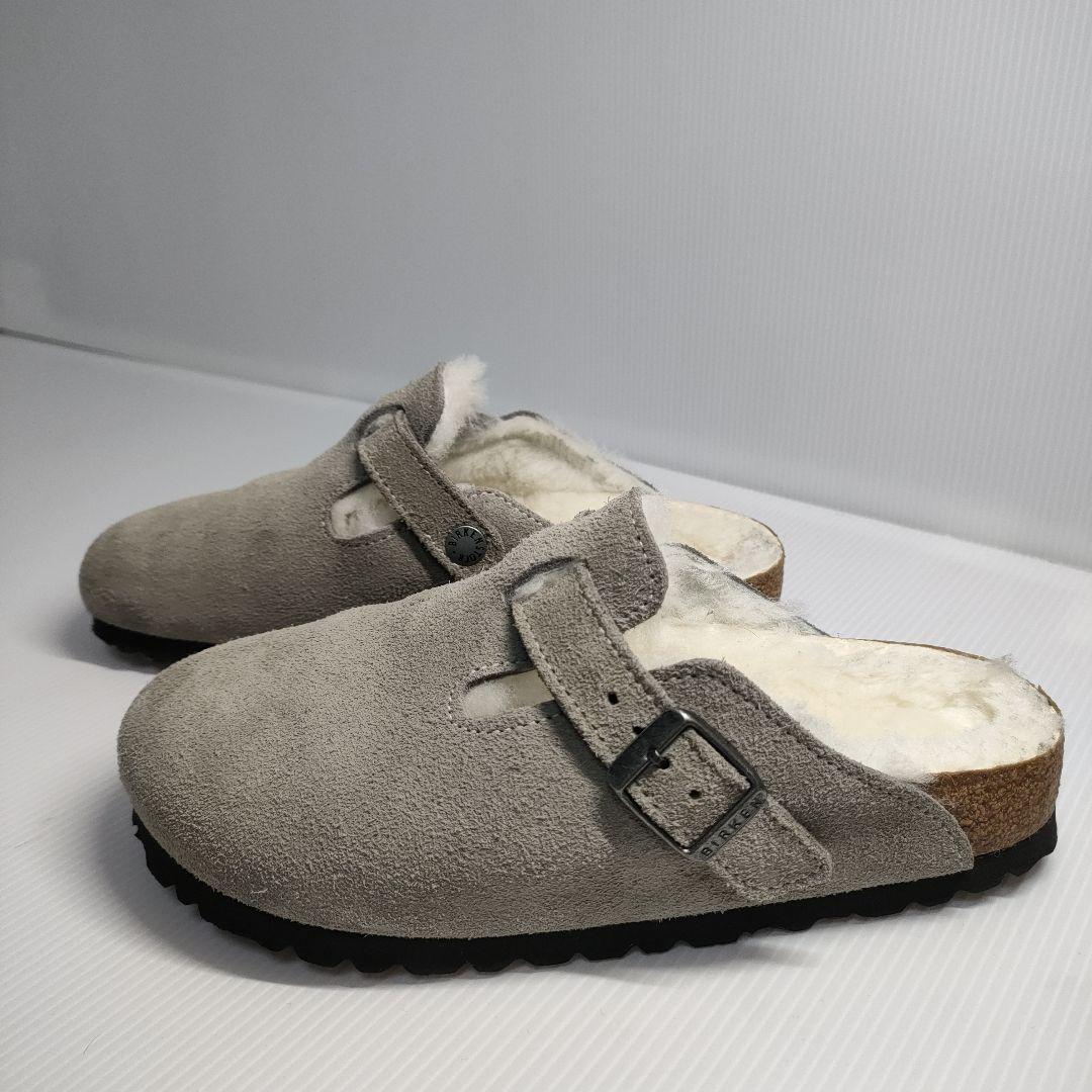 【極美品✨️】BIRKENSTOCK22.5cm ボストン　トープグレー着用モデ