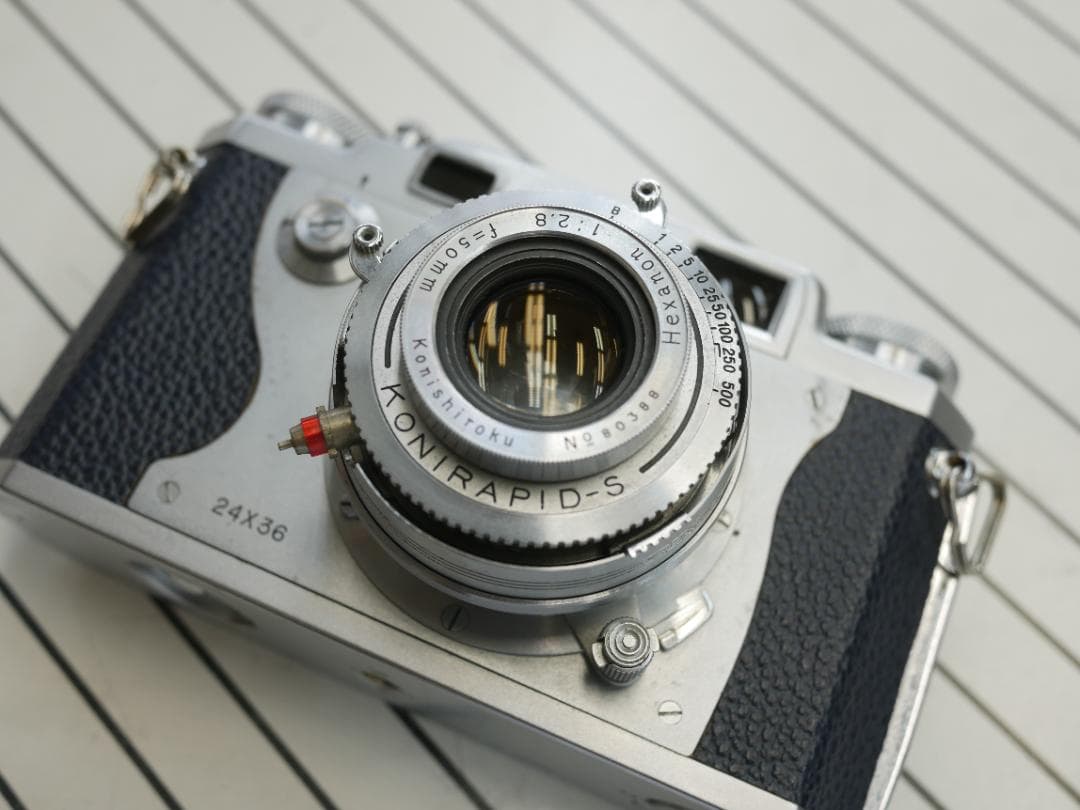 コニカ 2 Konica II レンズ沈胴式 ストラップ取り付け可 動作品