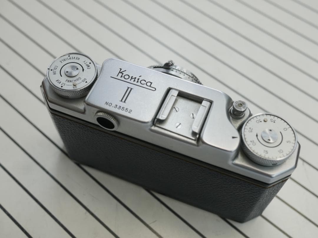 コニカ 2 Konica II レンズ沈胴式 ストラップ取り付け可 動作品