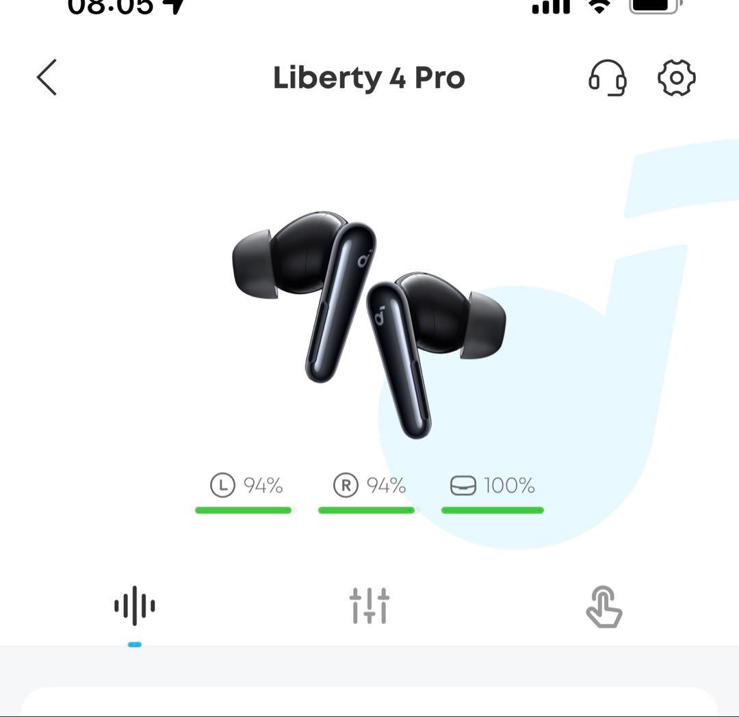 Liberty 4 Pro ブラック ワイヤレスイヤホン