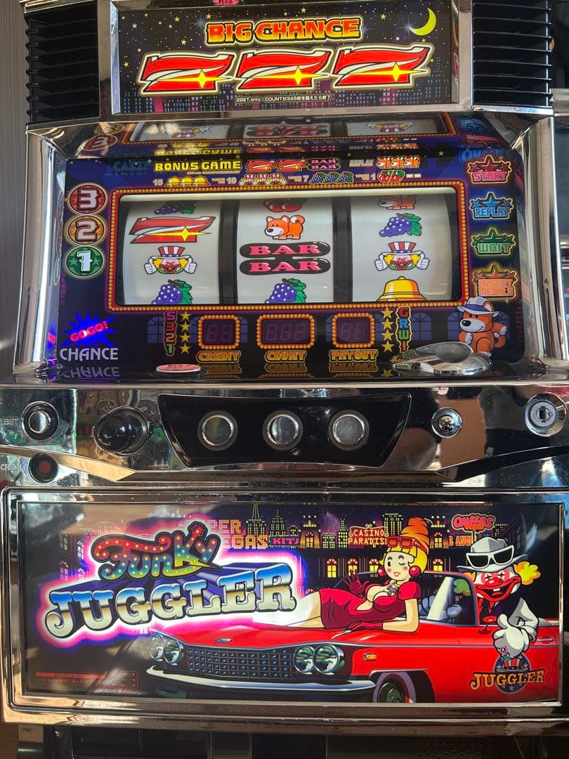 パチスロ実機　ファンキージャグラー