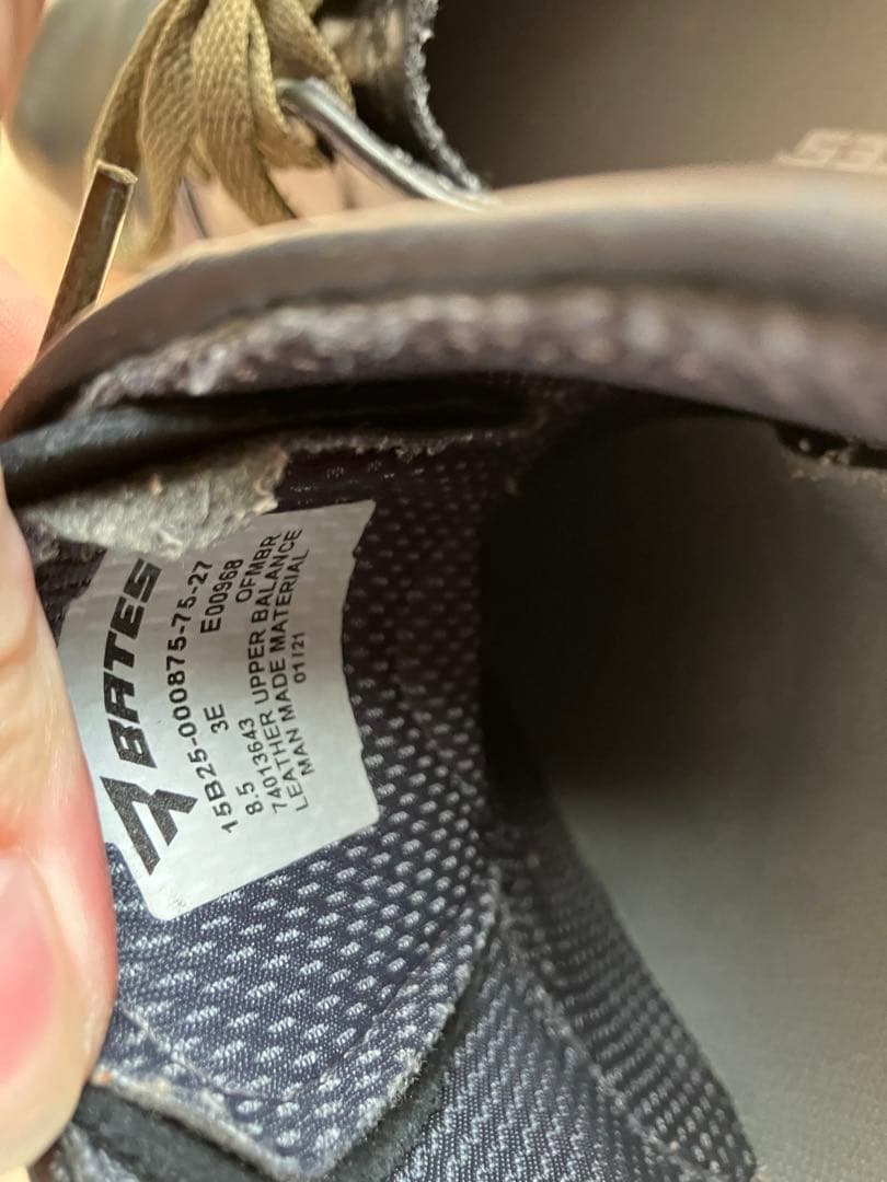 BATES U.S.NAVY サービスシューズ us8.5 3E