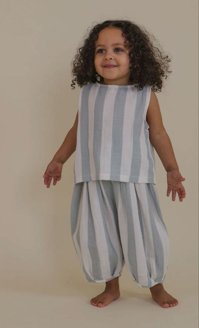ボトムス SARDINE STRIPES RESORT PANTS 2-3y