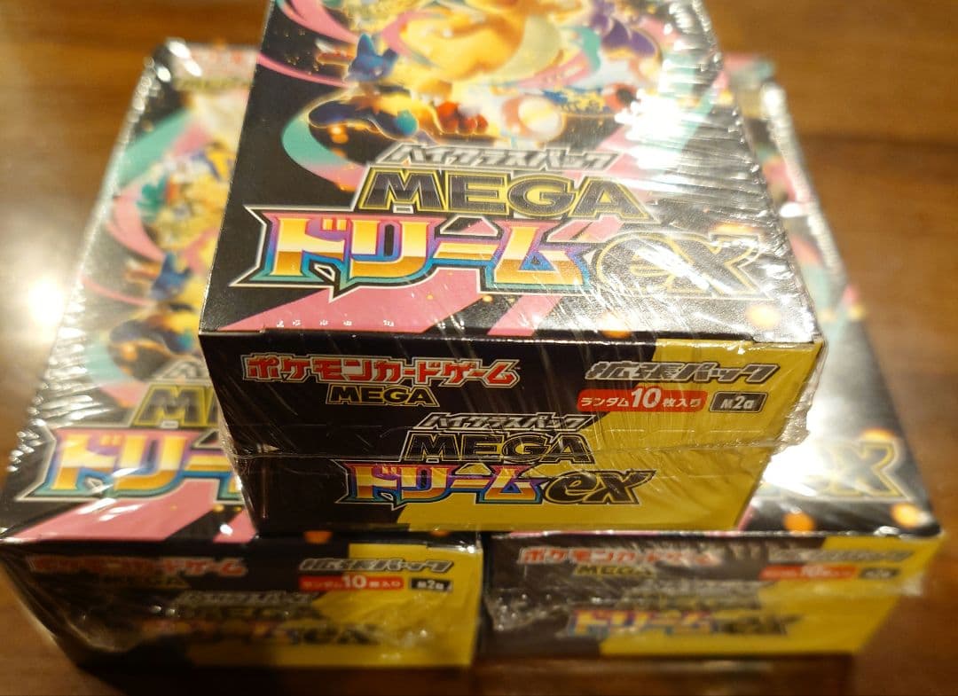 シュリンク付　ポケモンカード MEGAドリームex 3BOX