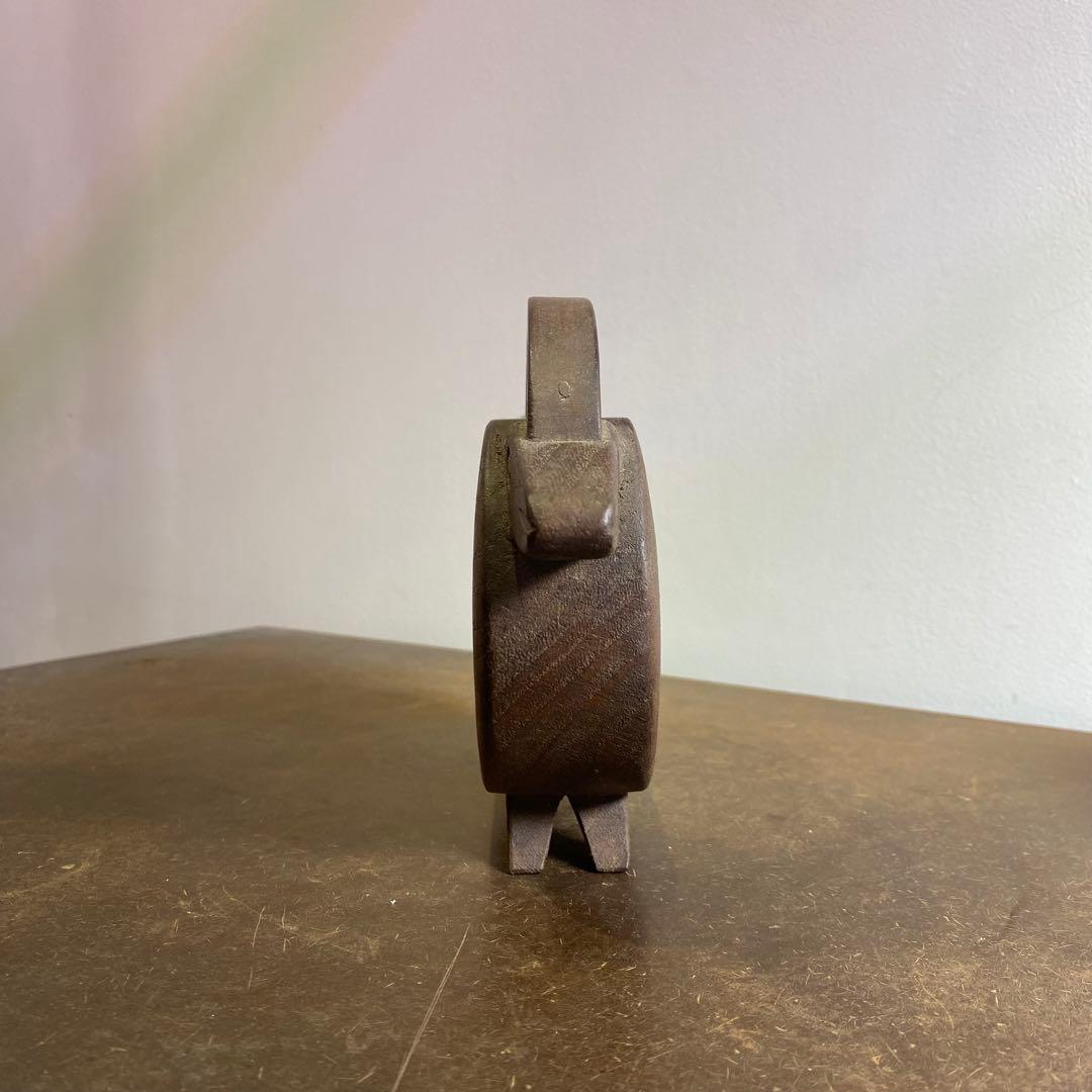 イタリア 木彫りの野生の羊アンティーク