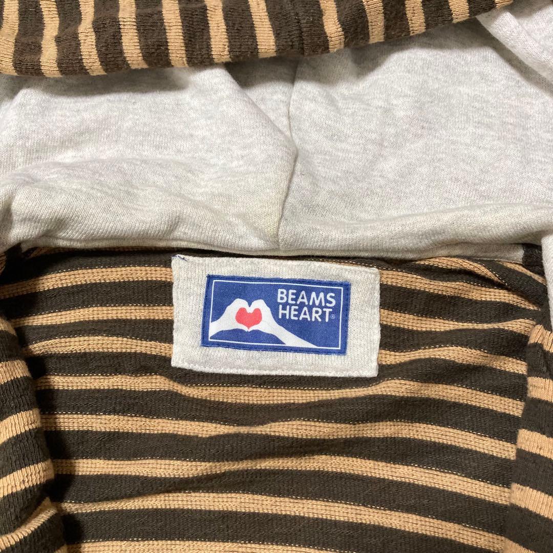 TOGGLE BORDER HOODIE (BROWN) 3052T パーカー