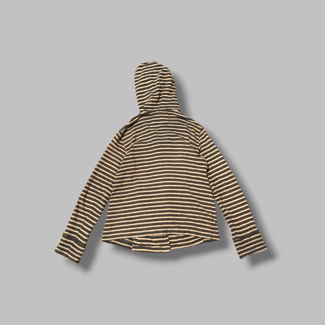 TOGGLE BORDER HOODIE (BROWN) 3052T パーカー