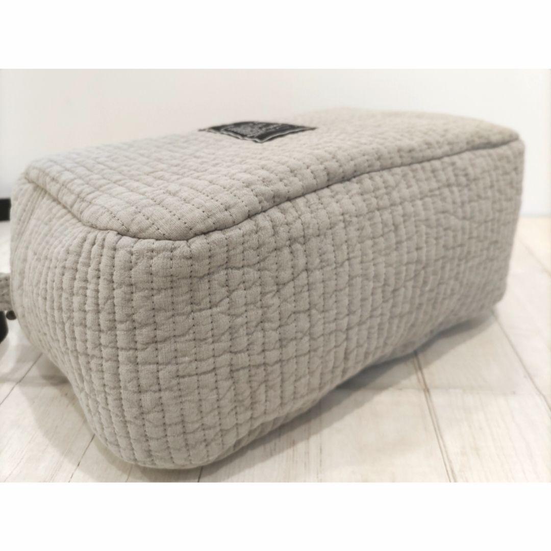 YONA様　スクエアショルダーバッグ　ヌビキルト(シルバーグレー、フォグブルー)