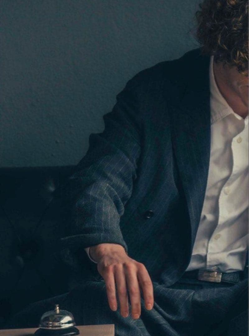 21AW A.PRESSE ストライプ ダブルブレステッドジャケット　サイズ2