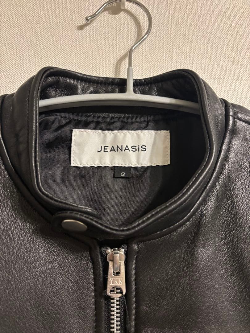 【新品未使用】ブラック レザージャケット JEANASIS（ジーナシス）