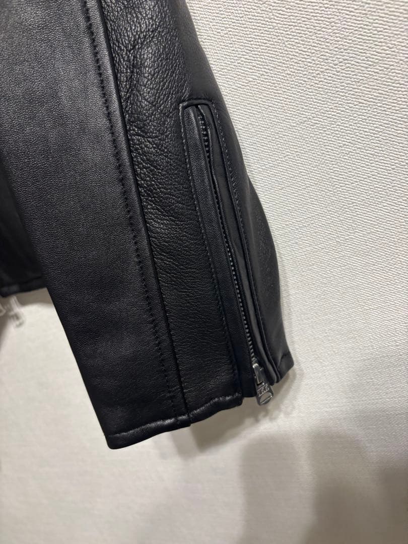 【新品未使用】ブラック レザージャケット JEANASIS（ジーナシス）