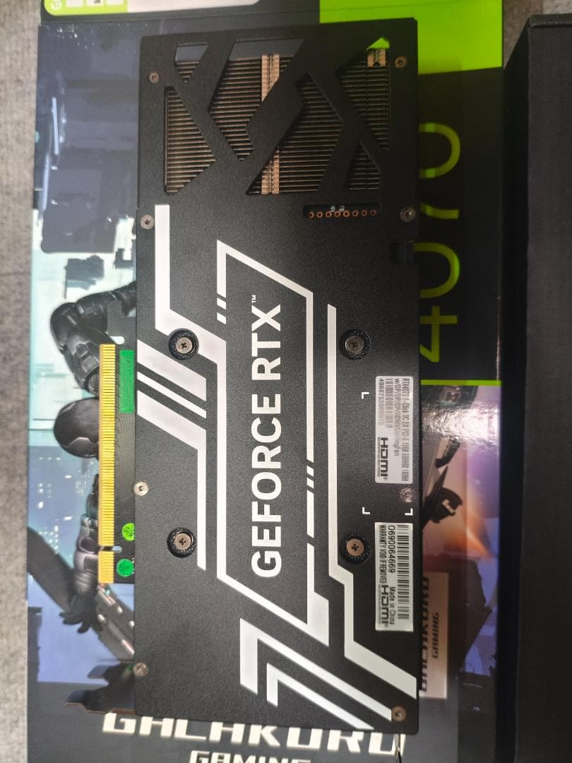 GALAKURO GeForce RTX4070 玄人志向　中古