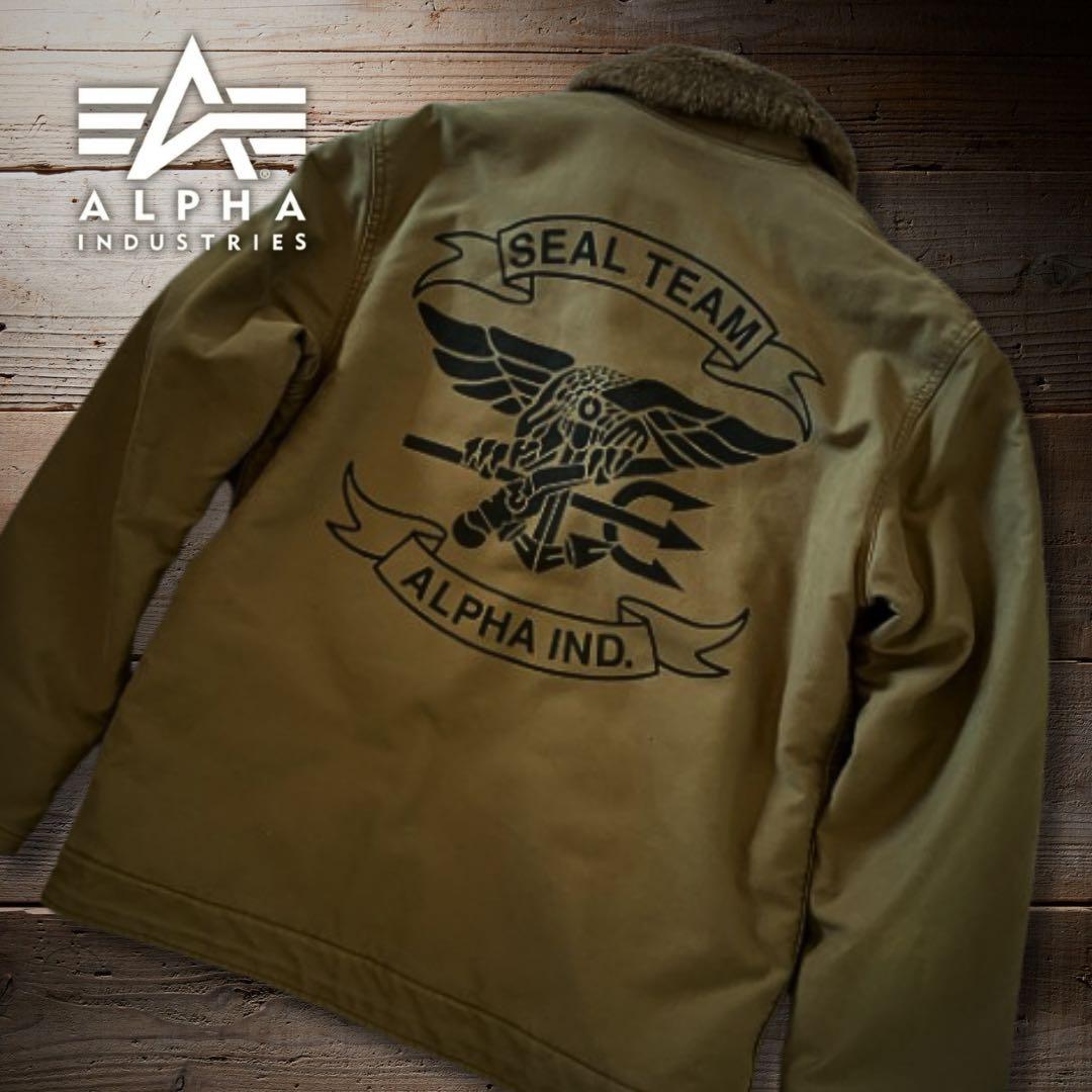 『超希少◎』ALPHA INDUSTRIES SEAL TEAMデッキジャケット