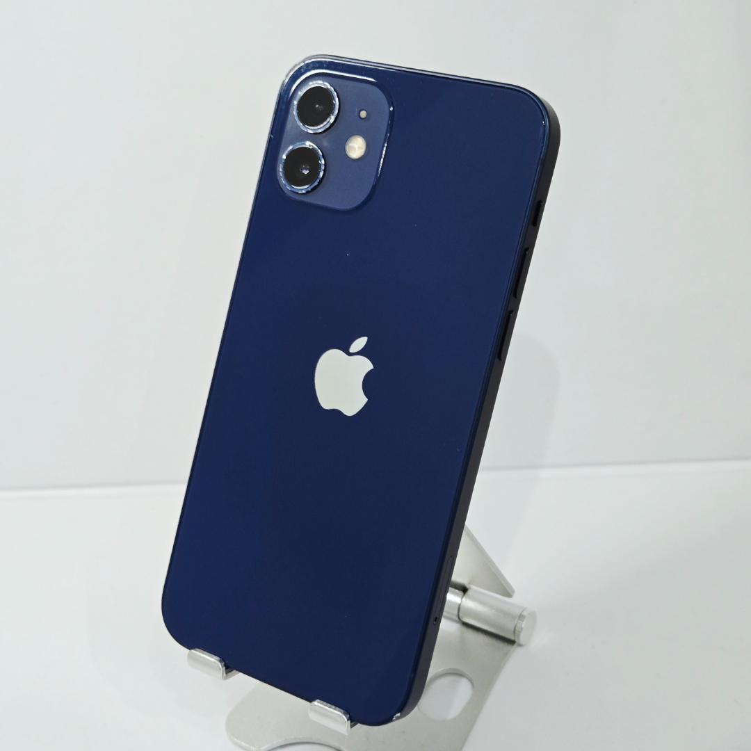 05 iPhone12 ブルー SIMフリー 128GB バッテリー100%