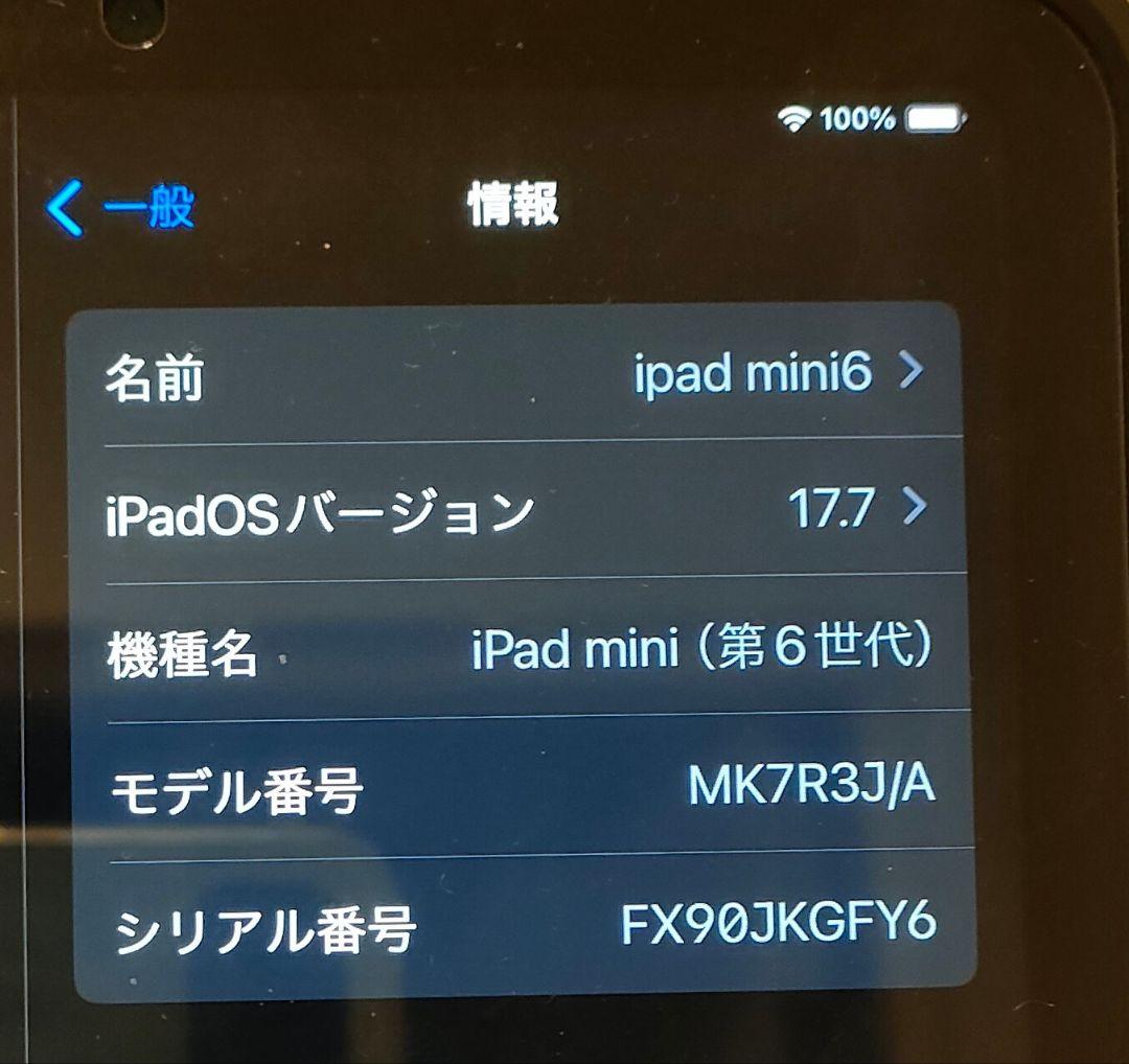 ほぼ新品 Apple iPad mini (Wi-Fi, 64GB) パープル