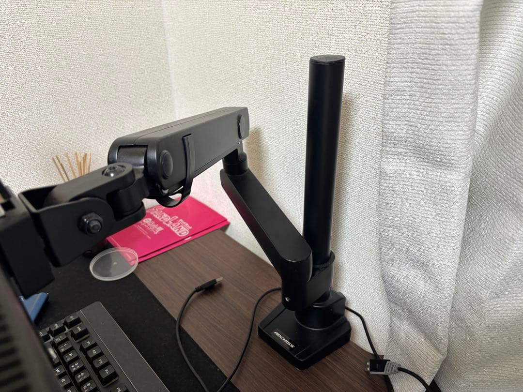 Acer vg240yゲーミングモニター ARCHISS アームスタンド