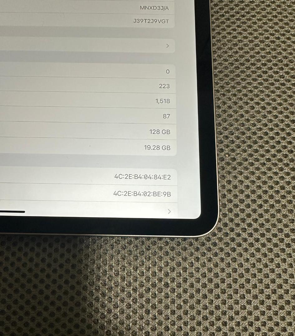 【美品】iPad Pro 11インチ 第4世代 128GB Wi-Fi