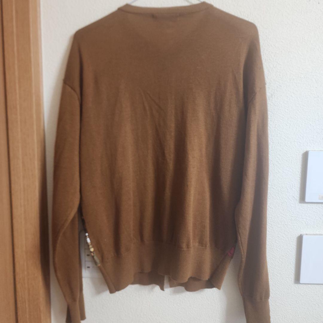 かこ ロイスクレヨン チェックスカーフカーディガン