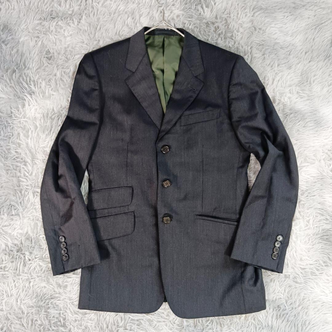 美品✨ポールスミス✨カノニコ SUPER 100's スーツ S 濃灰