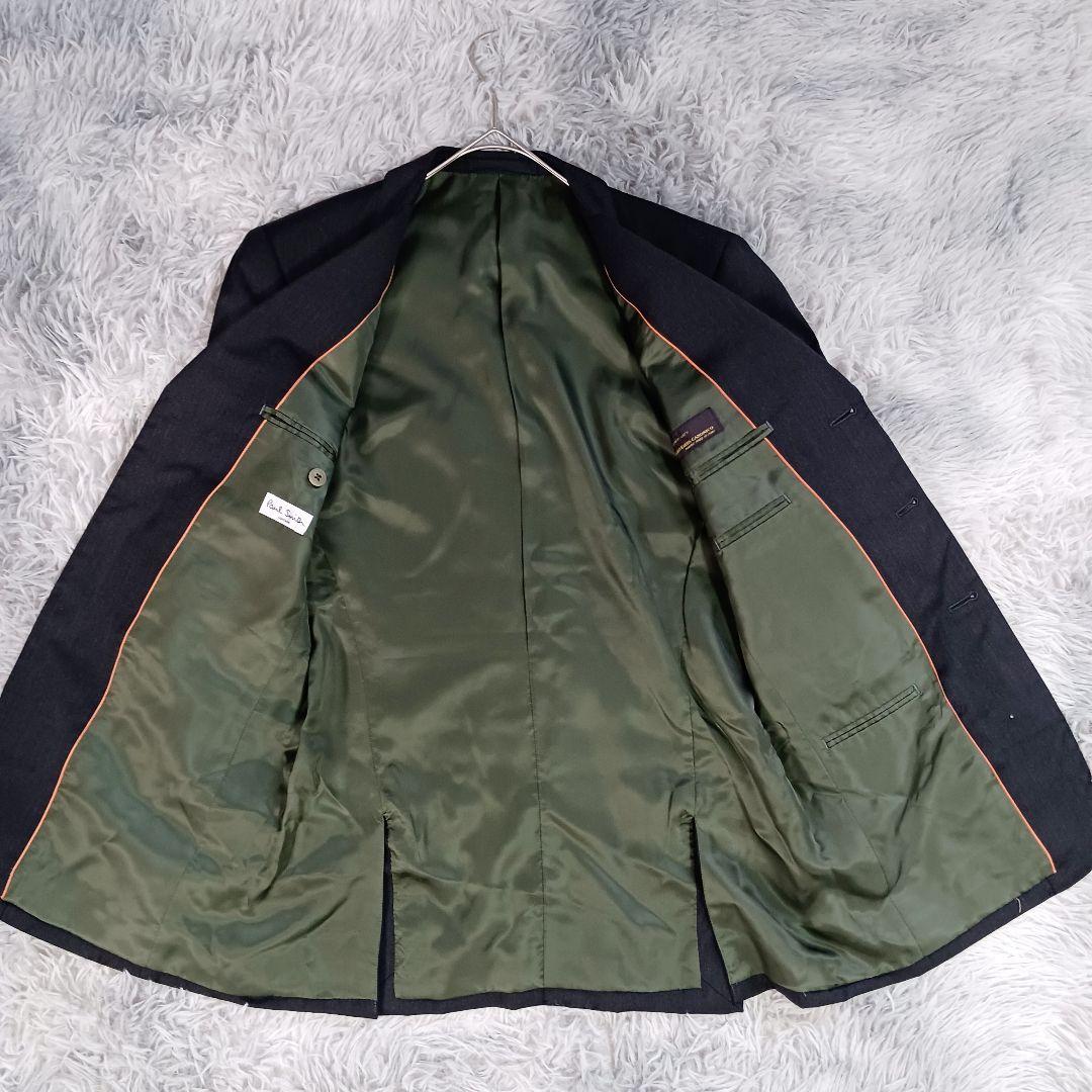 美品✨ポールスミス✨カノニコ SUPER 100's スーツ S 濃灰
