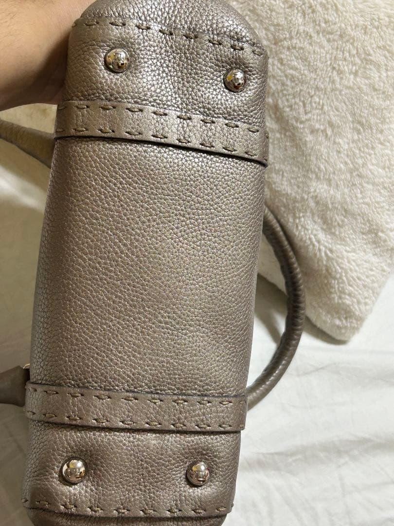 Fendi Selleria ハンドバッグ グレー