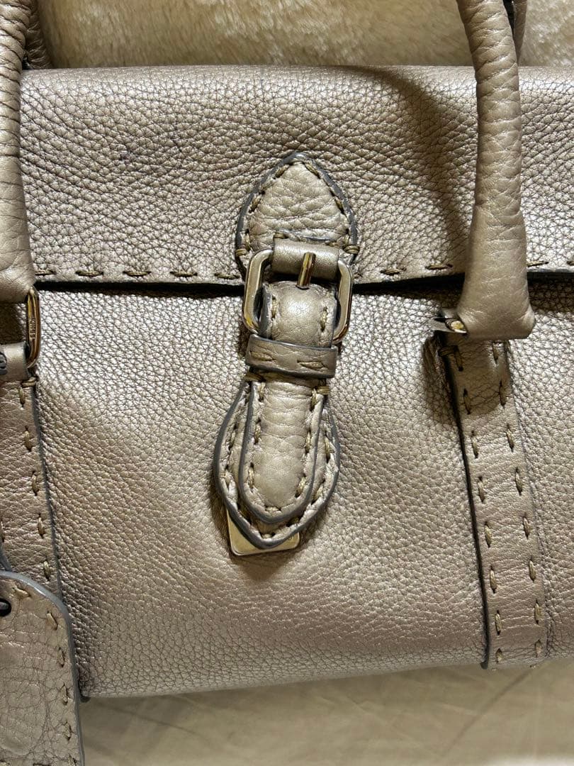 Fendi Selleria ハンドバッグ グレー