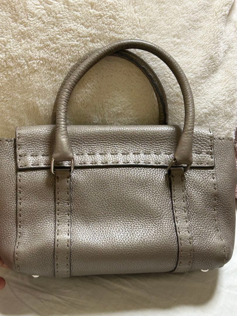 Fendi Selleria ハンドバッグ グレー