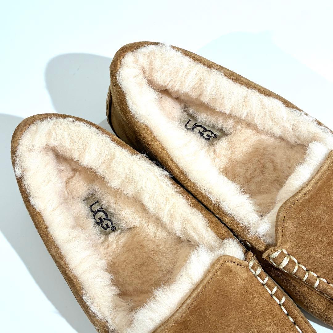 未使用級✨ UGG アグ ANSLEY アンスレー モカシン ブラウン 23cm
