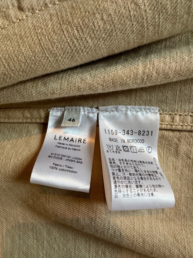 LEMAIRE ワークウェアオーバーシャツ