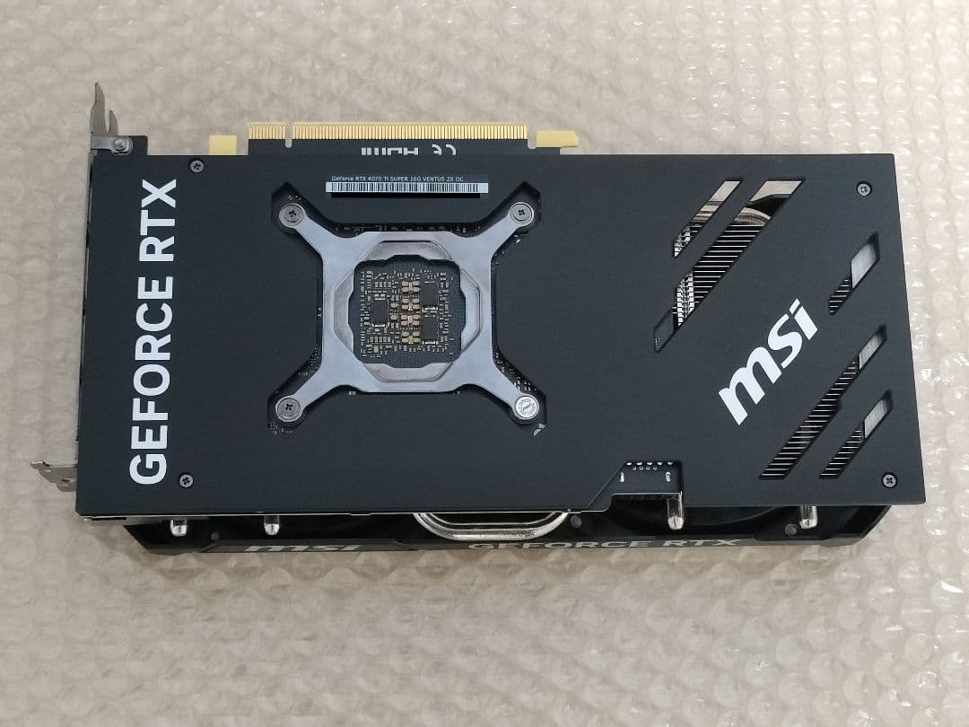 B*R様 MSI RTX4070Ti-Super 16GB VENTUS 2X