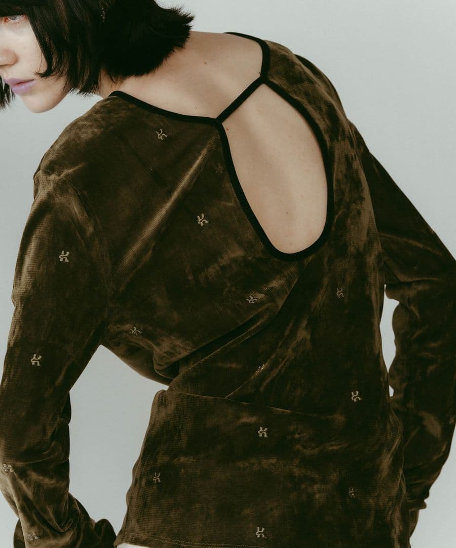 トップス Knuth Marf sheer velour top