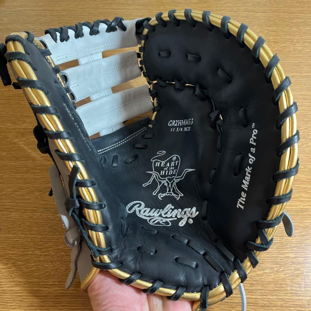 ローリングス HOH GR2HMM53 一般軟式 ファーストミット 極美品