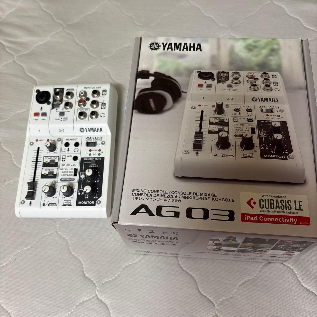 YAMAHA AG03 ミキサー　オーディオインターフェース