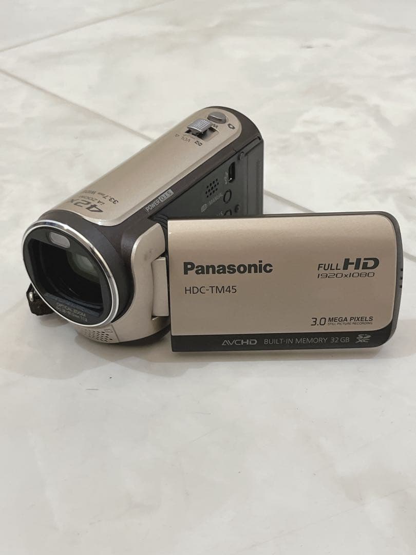 動作品 Panasonic パナソニック HDC-TM45 ビデオカメラ 箱付き