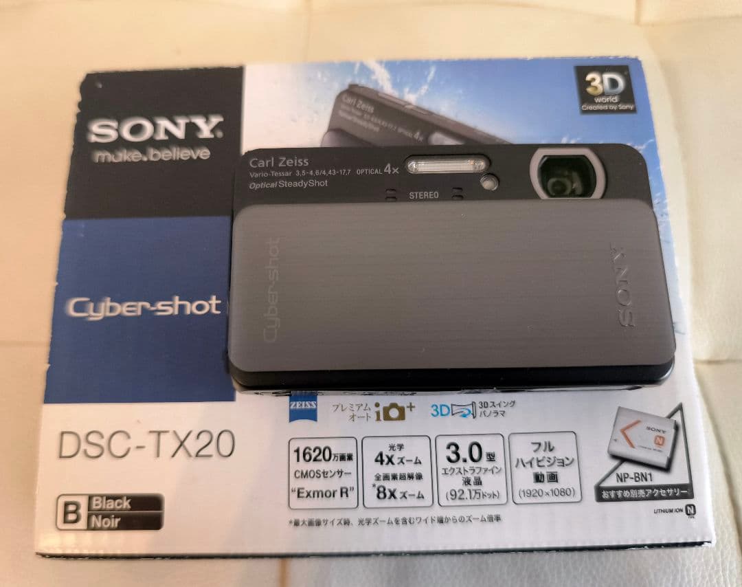 SONY Cyber-shot DSC-TX20 ブラック 防水 動作確認済み