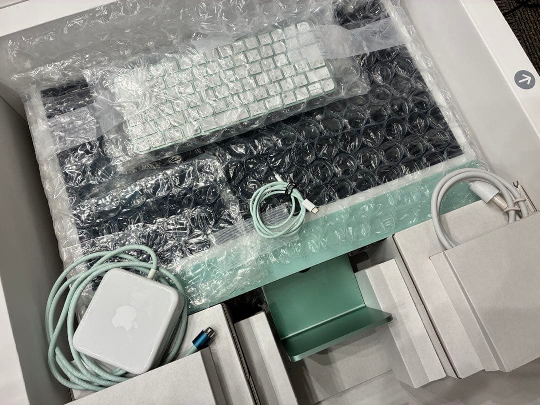 Apple iMac 24インチ/M1 2021/8G/256G ミントグリーン