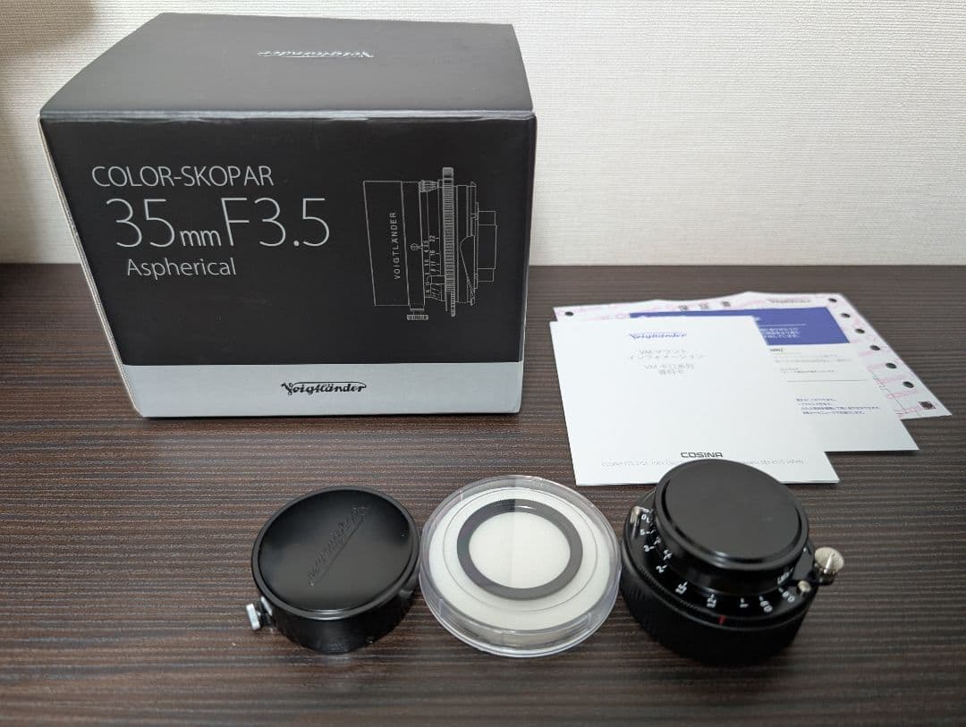 【ほぼ未使用】COLOR-SKOPAR 35mm F3.5 VM　【防湿庫保管】