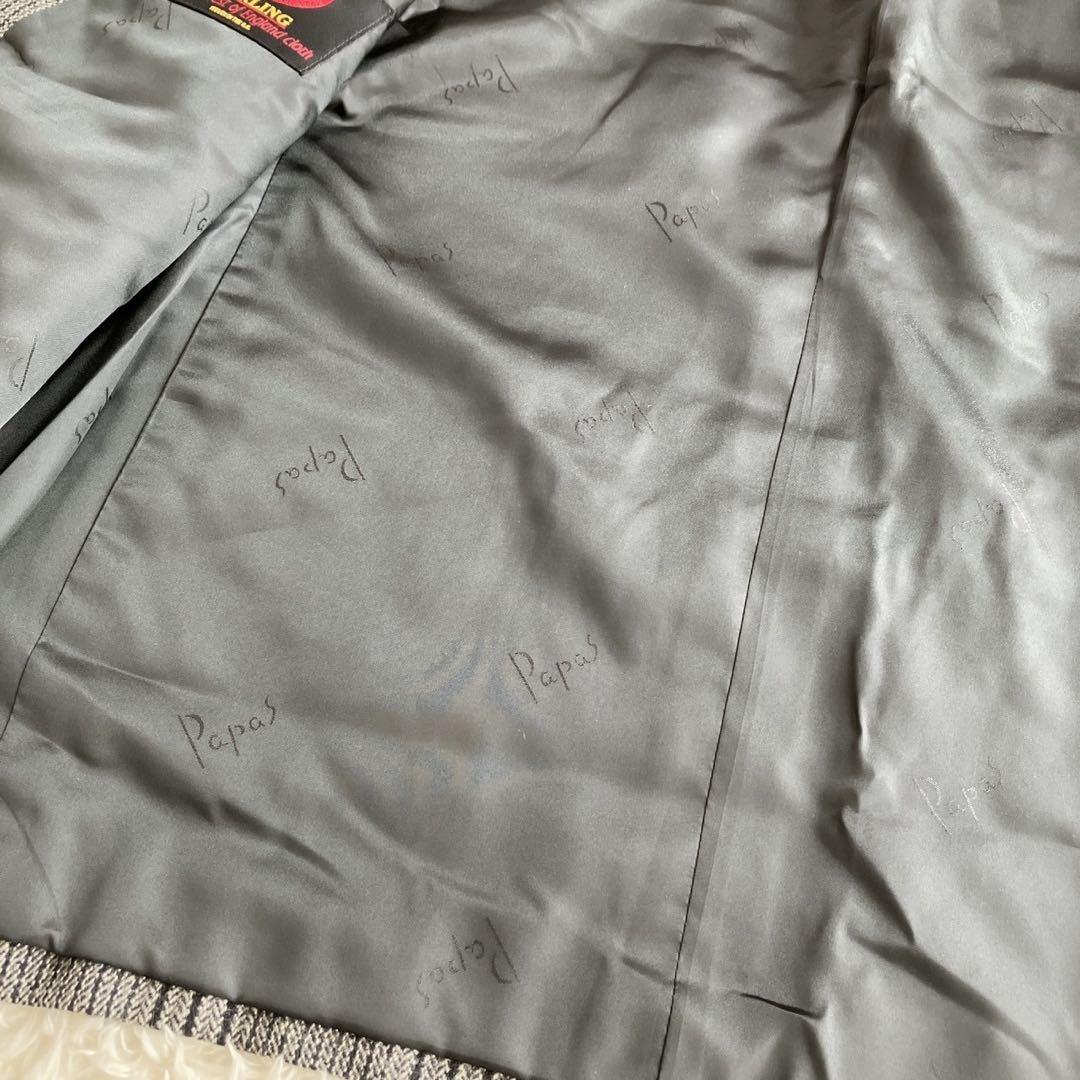 大きいサイズ！高級！パパス　Papas MARLING スーツセットアップ　2B